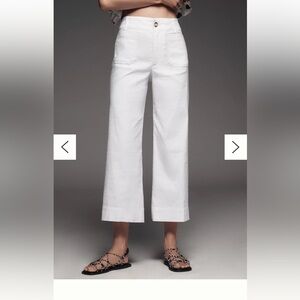 MAEVE Anthropologie white off Casual Pants size 27p